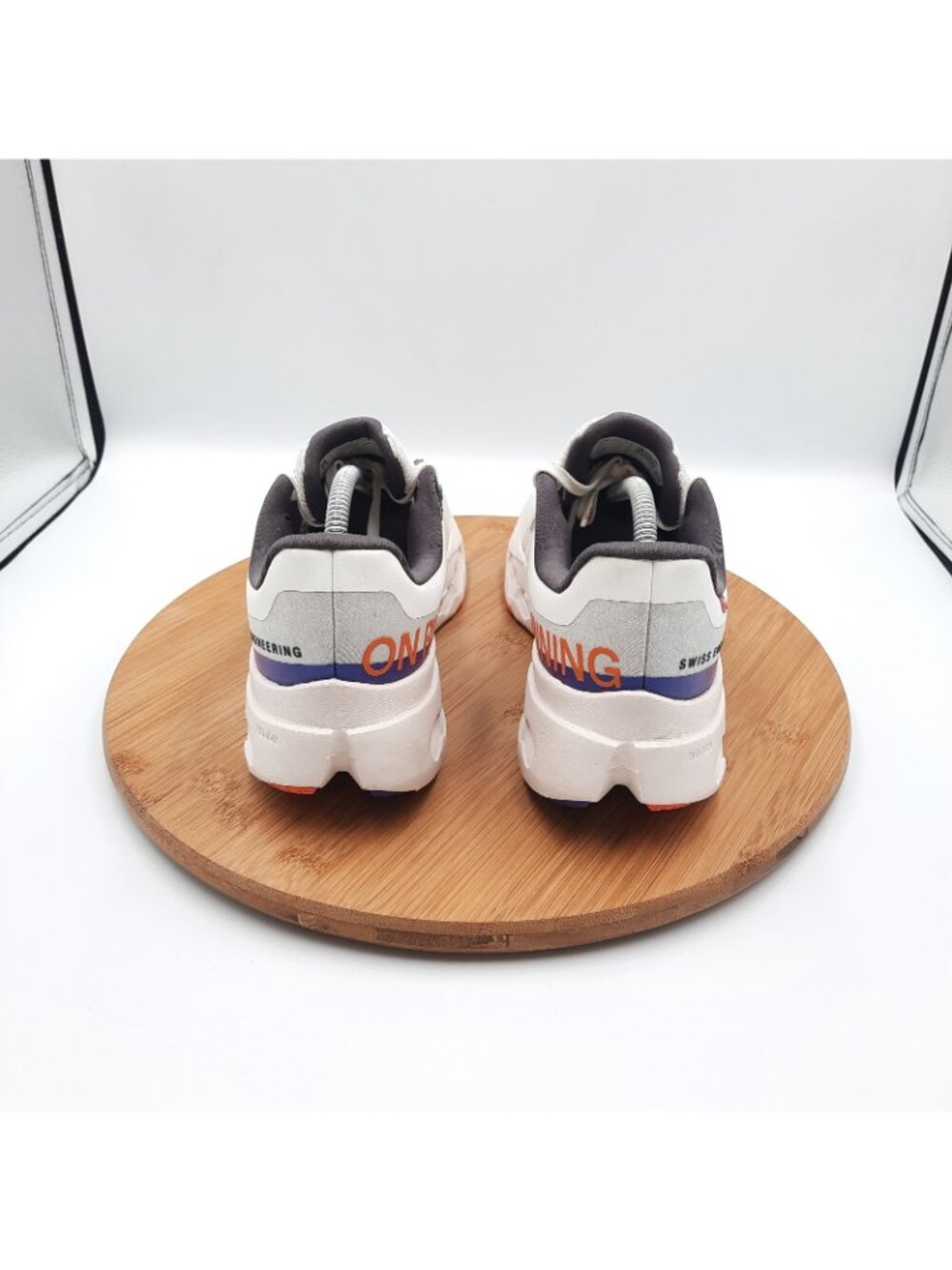On Cloud Cloudsurfer Next Womens 6.5 Shoes White Flame Athletic Running Sneakers - Picture 4 of 12